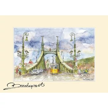 Reprodukció 24x30cm, Budapest, CZW.rp24x30-BU12 Reprodukció 24x30cm, Budapest, CZW.rp24x30-BU12