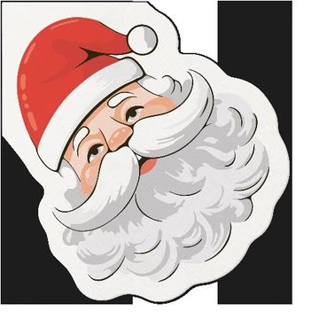 Classic Santa Claus airlaid papírszalvéta 32 cm,10 db-os, P.W.AAS200300