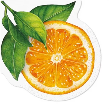 Pure Orange papírszalvéta 32cm, 12db-os, P.W.SDRF000200