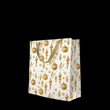 Golden Glow papír ajándéktáska, premium medium 20x25x10cm, P.W.AGB2017003