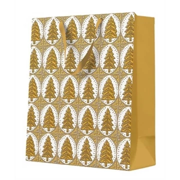 Pattern Christmas Trees papír ajándéktáska premium large 26,5x33,5x13cm, P.W.AGB2018805