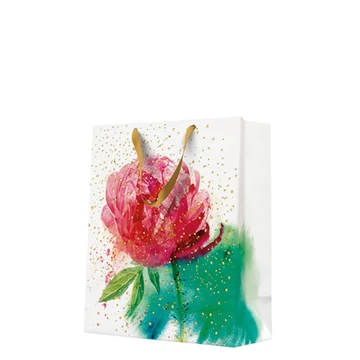 Peony Watercolor papír ajándéktáska large 26,5x33,5x13cm, P.W.AGB1026605 Peony Watercolor papír ajándéktáska large 26,5x33,5x13cm, P.W.AGB1026605