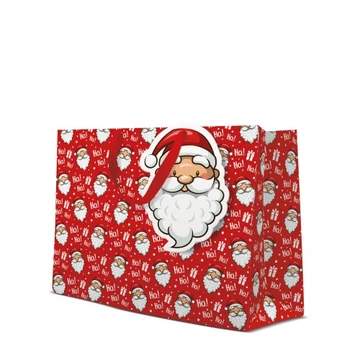 Ho Ho ho papír ajándéktáska horizontal 33,5x26,5x13cm, P.W.AGB2012406