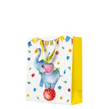 Circus Elephant papír ajándéktáska large 26,5x33,5x13cm, P.W.AGB1028205
