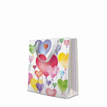 Premium Lovely Baloons papír ajándéktáska premium medium 20x25x10cm, P.W.AGB3001903