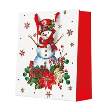 Starly Snowman papír ajándéktáska medium 20x25x10cm, P.W.AGB2018903