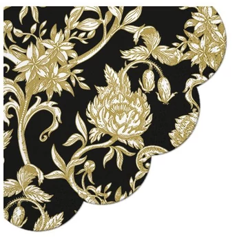 Baroque Flowers papírszalvéta dia 32cm,12db-os, P.W.SDR131300