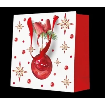 Jingle Bells  papír ajándéktáska CD-s 17x17x6cm, P.W.AGB2014110 Jingle Bells  papír ajándéktáska CD-s 17x17x6cm, P.W.AGB2014110