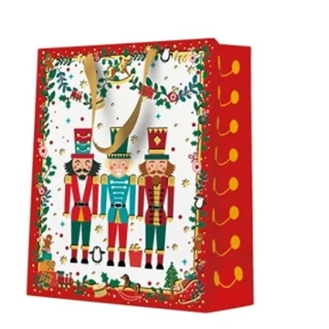 Nutcracker With Garlands papír ajándéktáska medium 20x25x10cm, P.W.AGB2020003