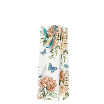 Blue Butterfly papír ajándéktáska italos 12x37x10cm, P.W.AGB1026404