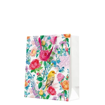 Bird with Flowers papír ajándéktáska large 26,5x33,5x13cm, P.W.AGB1027305 Bird with Flowers papír ajándéktáska large 26,5x33,5x13cm, P.W.AGB1027305