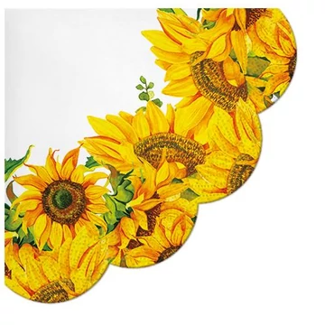 Dancing Sunflowers papírszalvéta 32cm, 12 db-os, P.W.SDR235300