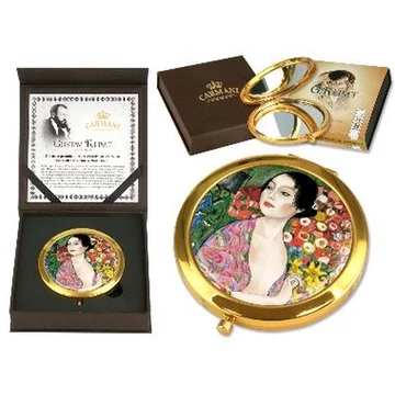 Kézitükör nagyítós, fémkeretben, dobozban 11cm,Klimt:A táncos, H.C.181-1014 Kézitükör nagyítós, fémkeretben, dobozban 11cm,Klimt:A táncos, H.C.181-1014