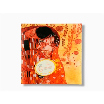 Üvegtányér 13x13cm "Klimt: The Kiss", H.C.198-1241