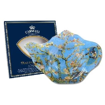 Üveg teafiltertartó 14x9cm,Van Gogh:Mandulavirágzás, H.C.198-9308