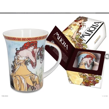 Porcelánbögre 400ml,Mucha:Nyár, H.C.539-8101