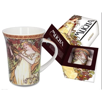 Porcelánbögre 400ml,Mucha:Tavasz, H.C.539-8102