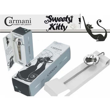 Könyvjelző fém 14,5x4,5x3cm,fekete macskák ülő, H.C.013-0251 Könyvjelző fém 14,5x4,5x3cm,fekete macskák ülő, H.C.013-0251