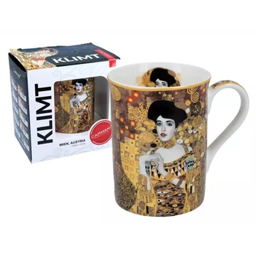 Porcelánbögre dobozban ,360ml,Klimt:Adele, H.C.532-2305 Porcelánbögre dobozban ,360ml,Klimt:Adele, H.C.532-2305