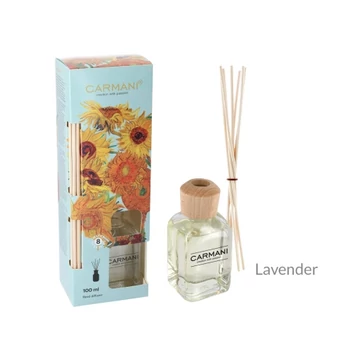 Szobaillatosító 100ml-Van Gogh:Napraforgók dobozban rattanpálcikával,levendula, H.C.457-6402