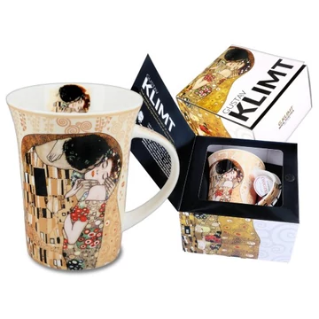 Porcelánbögre, Klimt dobozban, 350ml, Klimt: The Kiss, H.C.532-8111 Porcelánbögre, Klimt dobozban, 350ml, Klimt: The Kiss, H.C.532-8111