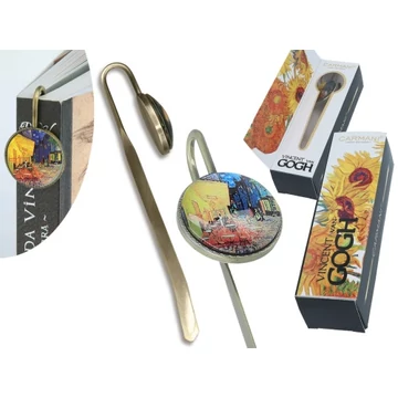 Könyvjelző 14,5x4,5x3cm,fém,Van Gogh: Kávéház éjjel, H.C.013-0263 Könyvjelző 14,5x4,5x3cm,fém,Van Gogh: Kávéház éjjel, H.C.013-0263
