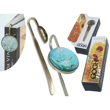 Könyvjelző 14,5x4,5x3cm,fém,Van Gogh:Mandulavirágzás, H.C.013-0264 Könyvjelző 14,5x4,5x3cm,fém,Van Gogh:Mandulavirágzás, H.C.013-0264