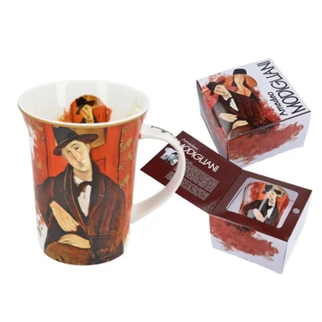 Porcelánbögre 350ml, Amedeo Modigliani:Mario Varvogli, H.C.833-8102 Porcelánbögre 350ml, Amedeo Modigliani:Mario Varvogli, H.C.833-8102