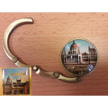 Táskatartó 4,5x4,5x1,5cm, fém keret,díszdobozban Budapest Országház, H.C.999-0011 Táskatartó 4,5x4,5x1,5cm, fém keret,díszdobozban Budapest Országház, H.C.999-0011