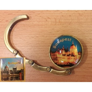 Táskatartó 4,5x4,5x1,5cm, fém keret,díszdobozban,Budapest Országház este, H.C.999-0014 Táskatartó 4,5x4,5x1,5cm, fém keret,díszdobozban,Budapest Országház este, H.C.999-0014