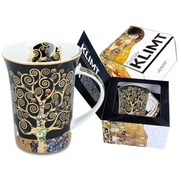 Porcelánbögre Klimt dobozban 350ml, Klimt:Életfa, H.C.532-8113