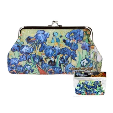 Műbőr pénztárca 20x10x1cm,Van Gogh:Íriszek, H.C.021-4705