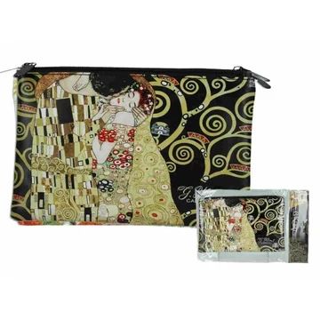 Műbőr neszesszer 22x16,5x1cm,Klimt: The Kiss, H.C.021-4801 Műbőr neszesszer 22x16,5x1cm,Klimt: The Kiss, H.C.021-4801