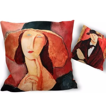 Párna 45x45cm, polyester, Modigliani, H.C.021-2100