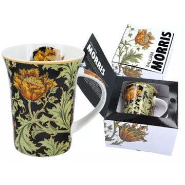 Porcelánbögre 350ml,William Morris, dobozban, H.C.834-8102