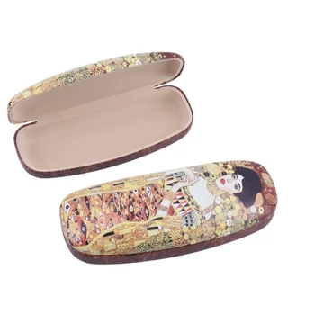 Szemüvegtok 16x6,5x4cm, műbőr/műanyag, Klimt:Adele, H.C.021-8215