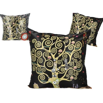 Párna 45x45cm,polyester, Klimt:Életfa, H.C.023-8013