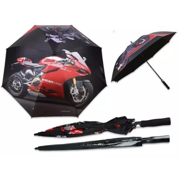 Esernyő, hossz: 93 cm, dia: 120 cm, Ducati Corse és Kawasaki Ninja, H.C.021-6640 Esernyő, hossz: 93 cm, dia: 120 cm, Ducati Corse és Kawasaki Ninja, H.C.021-6640