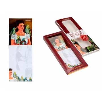 Mágneses notesz 6x18cm, Frido Kahlo: Én és a papagájok, H.C.022-0242 Mágneses notesz 6x18cm, Frido Kahlo: Én és a papagájok, H.C.022-0242