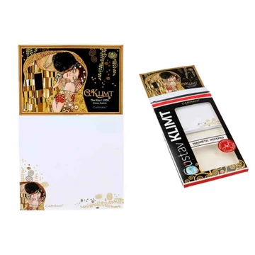 Mágneses notesz 11x18,5cm, Klimt:The Kiss, H.C.022-0191 Mágneses notesz 11x18,5cm, Klimt:The Kiss, H.C.022-0191