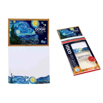 Mágneses notesz 11x18,5cm, Van Gogh:Csillagos éj, H.C.022-0192 Mágneses notesz 11x18,5cm, Van Gogh:Csillagos éj, H.C.022-0192