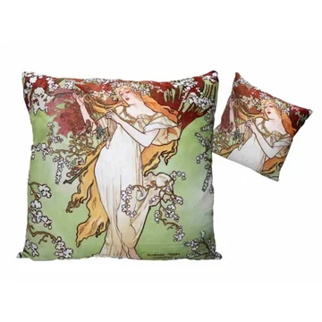 Párna 50x50cm,polyester,Mucha:Tavasz, H.C.023-8090