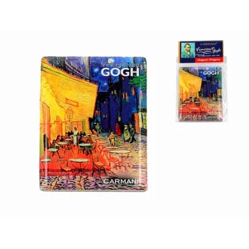Hűtőmágnes 50x70mm, Van Gogh:Kávéházéjjel, H.C.013-1018 Hűtőmágnes 50x70mm, Van Gogh:Kávéházéjjel, H.C.013-1018