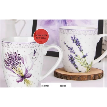 Lawenda porcelánbögre 340ml, V.B.15440