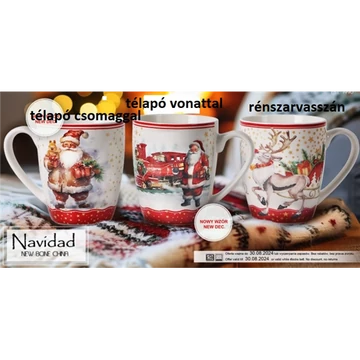 Navidad porcelánbögre 360ml, V.B.20741
