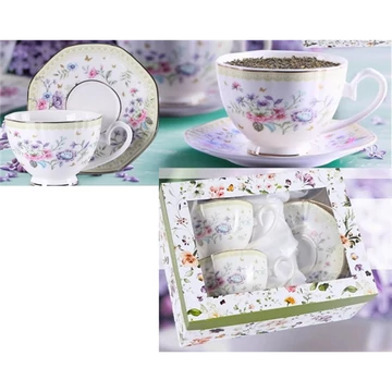 Joana porceláncsésze+alj, 260ml, 2 személyes, dobozban, V.B.23322