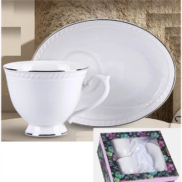 Dominica porceláncsésze+alj, 220ml, 2 személyes, dobozban, V.B.23742 Dominica porceláncsésze+alj, 220ml, 2 személyes, dobozban, V.B.23742