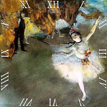 Üveg falióra 30x30cm,Degas:The Star, D.I.19-25