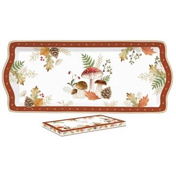 Porcelántálca 35x15cm, dobozban, Autumn Breeze, R2S.1109AUBR