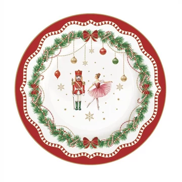 Porcelán desszerttányér 19cm, Magie de Noel, R2S.944MNOE